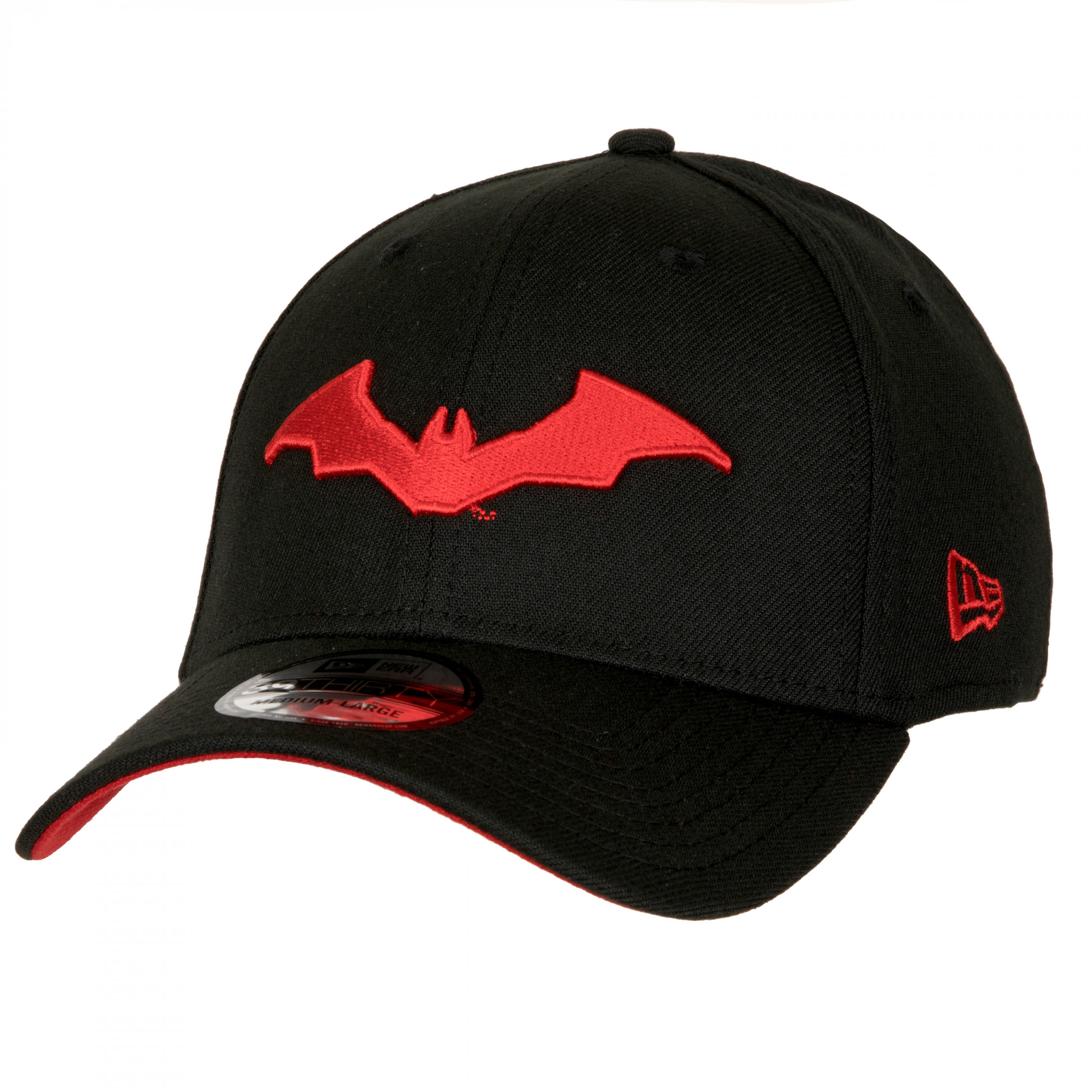 New Era Batman Classic Symbol Color Block 39Thirty - Cappello aderente, Nero, L/XL