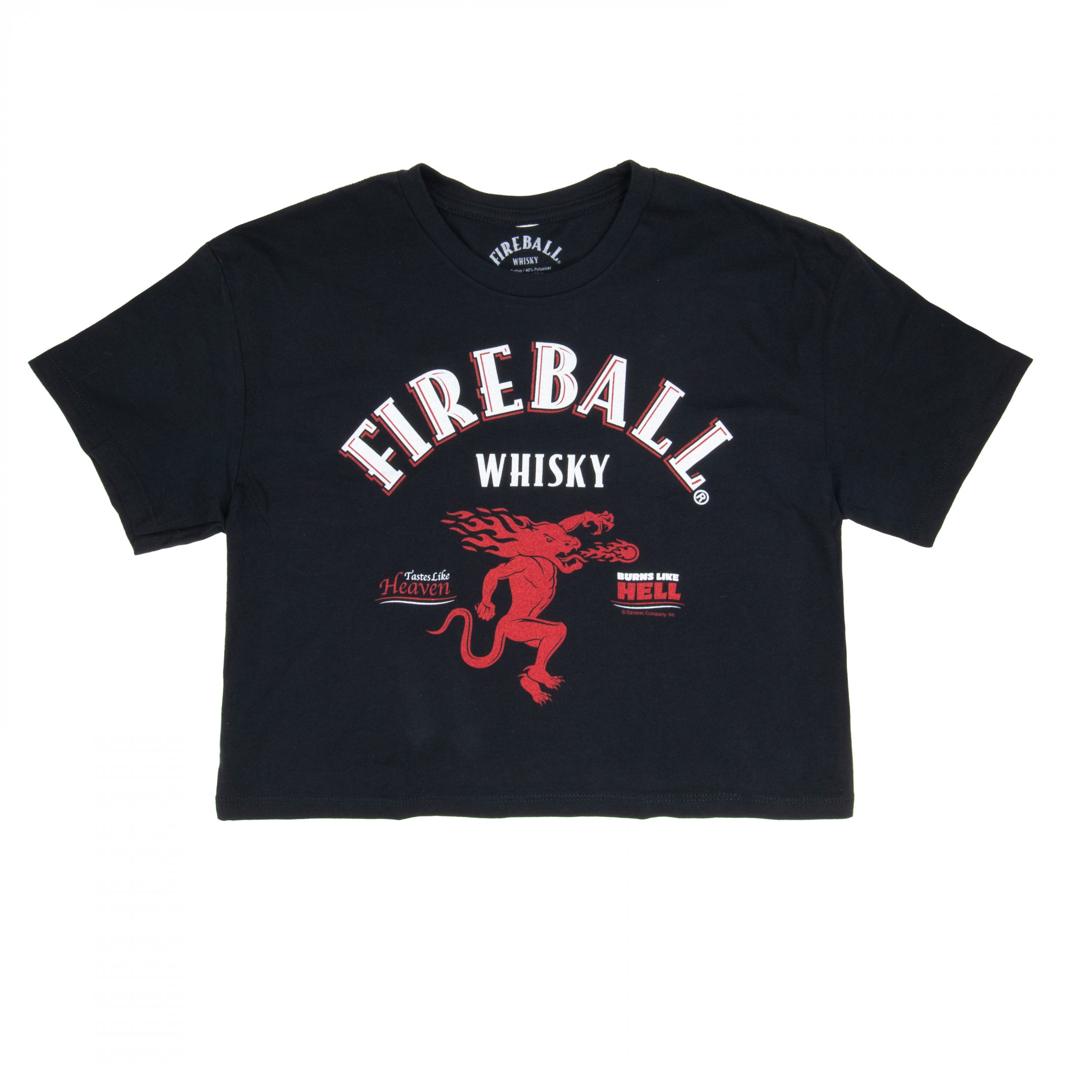 Product image 0 for Fireball Whisky Women's Crop Top T-Shirt