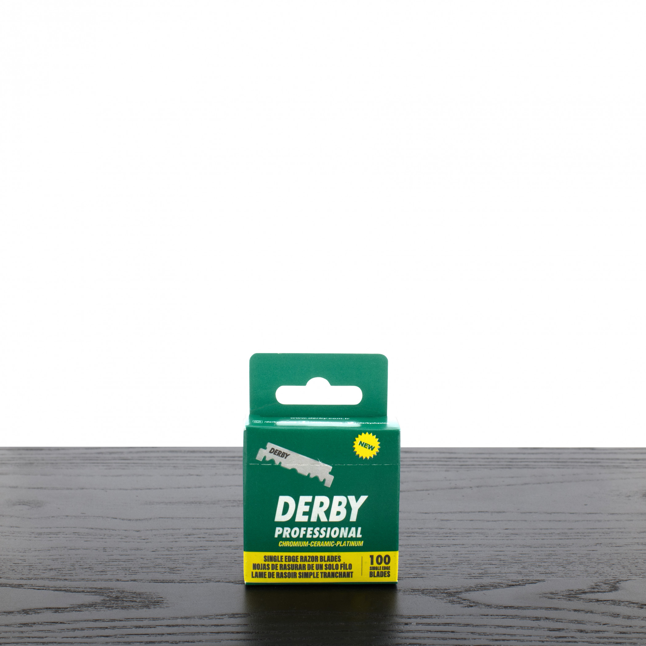 Product image 0 for Derby Professional Single Edge Razor Blades, 100-ct (green)