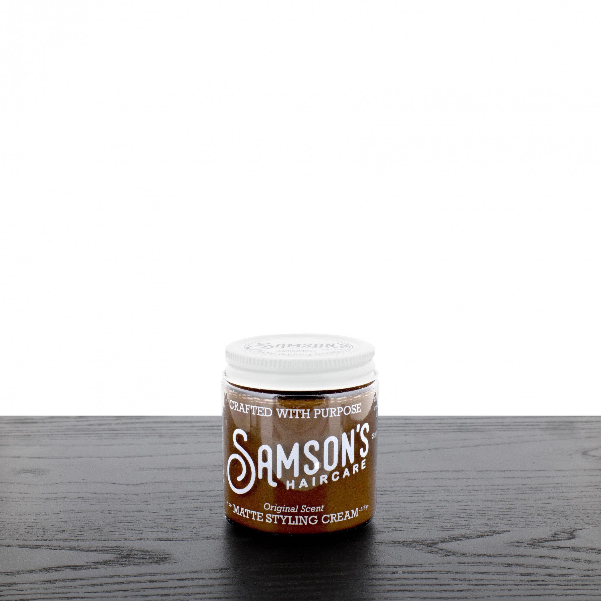 Samson's Matte Styling Cream, 4 oz. - West Coast Shaving