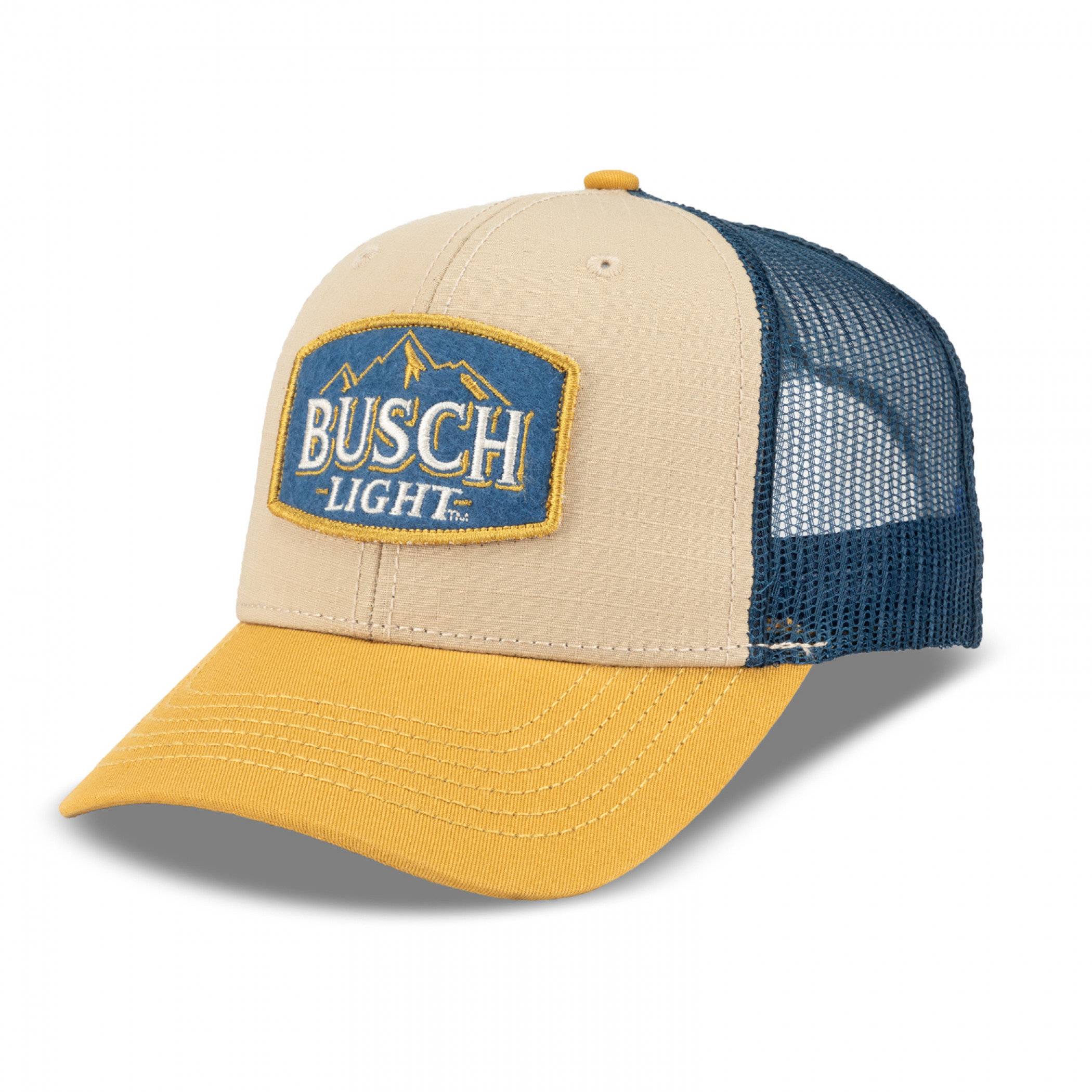 Product image 0 for Busch Light Embroidered Felt Patch Washed Cotton Hat