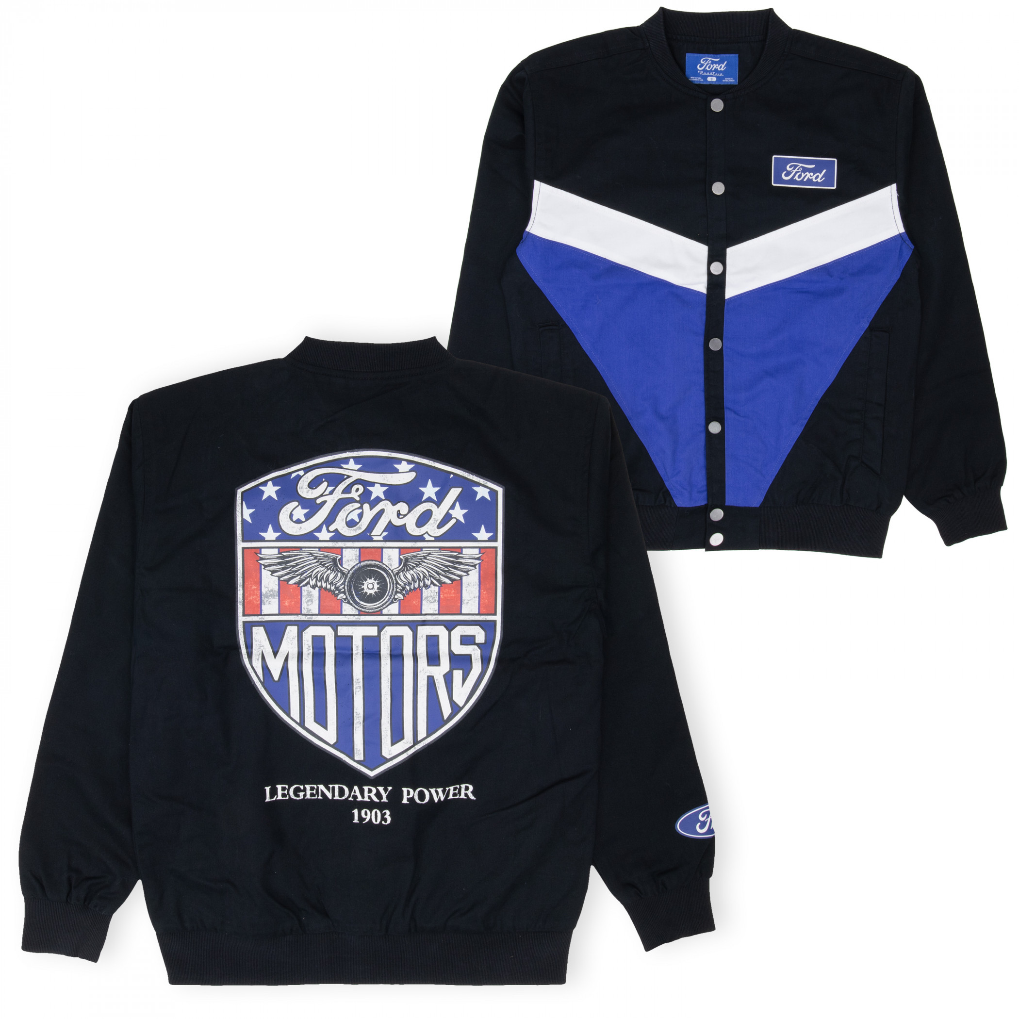 Colorblock Racing Jacket Product image 0 for Ford Motors Color Block Twill Racing Jacket