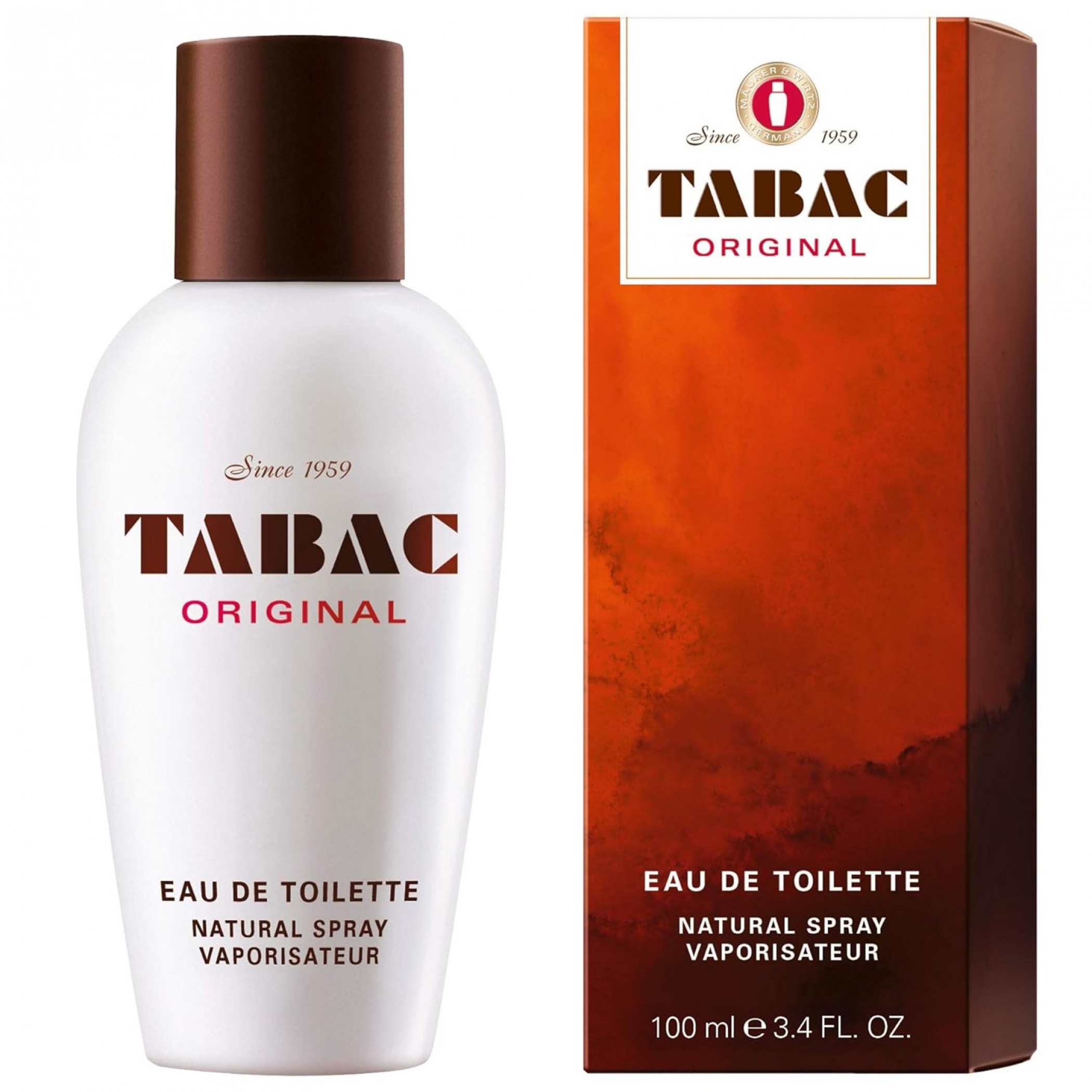 Tabac Eau de Toilette Natural Spray, 100ml - West Coast Shaving