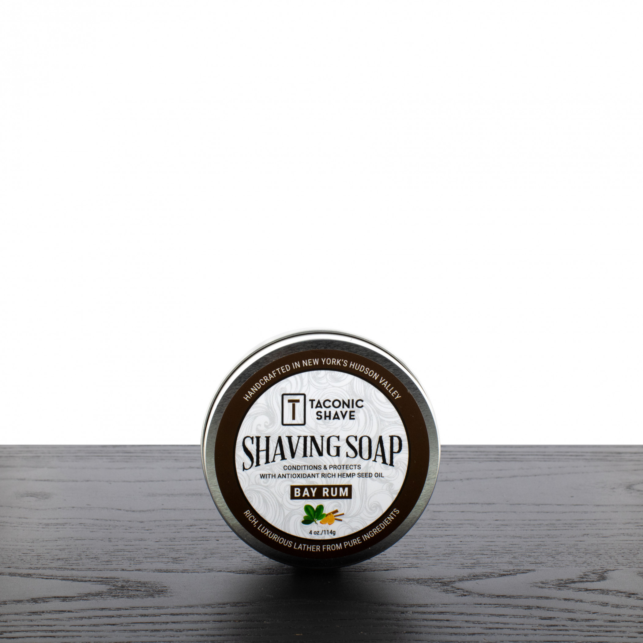 Product image 0 for Taconic Bay Rum Shaving Soap with Hemp Seed Oil