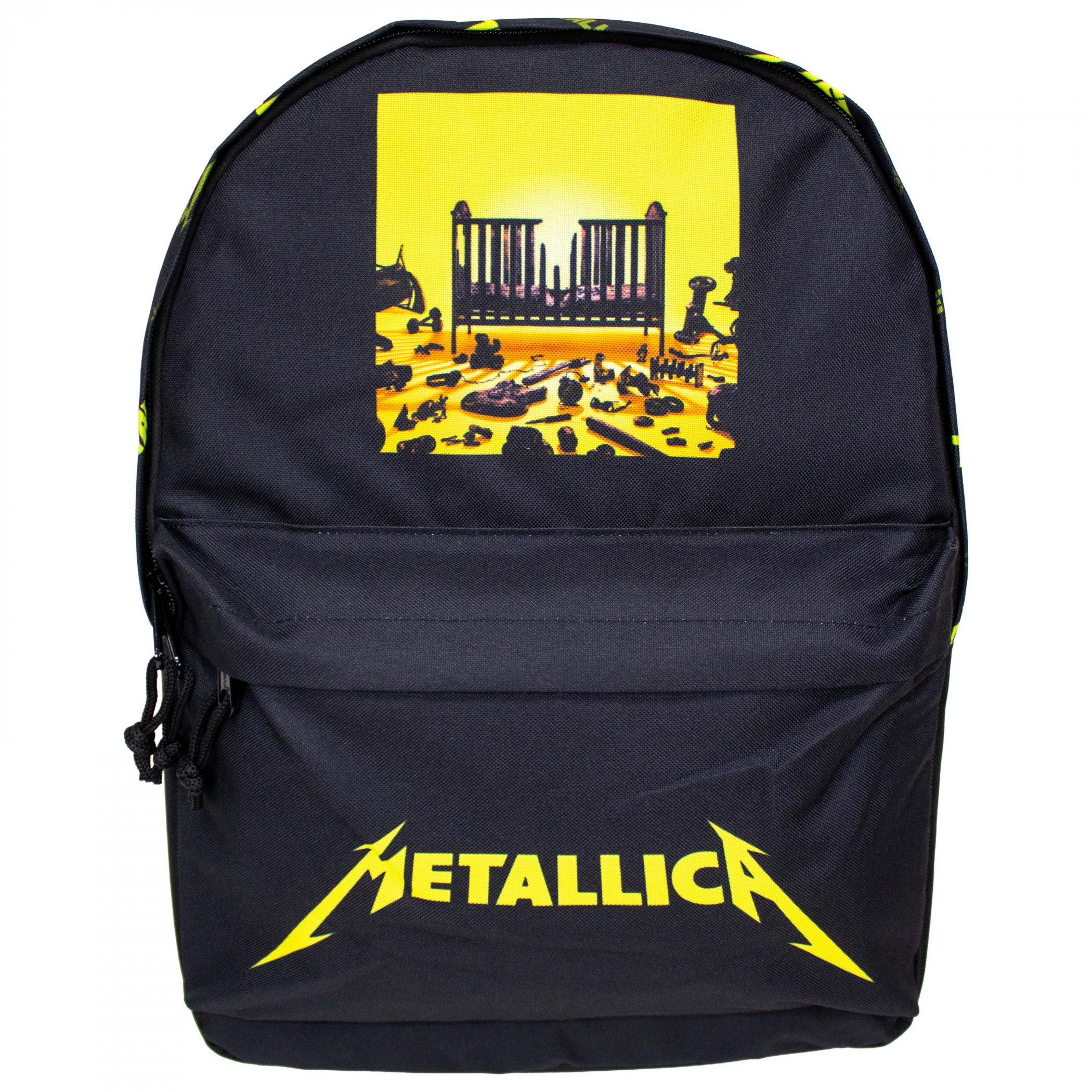 Zaino Rocksax Daypack Metallica - Unisex, Nero, In Poliestere 900D Con Tasca Per Laptop - 2