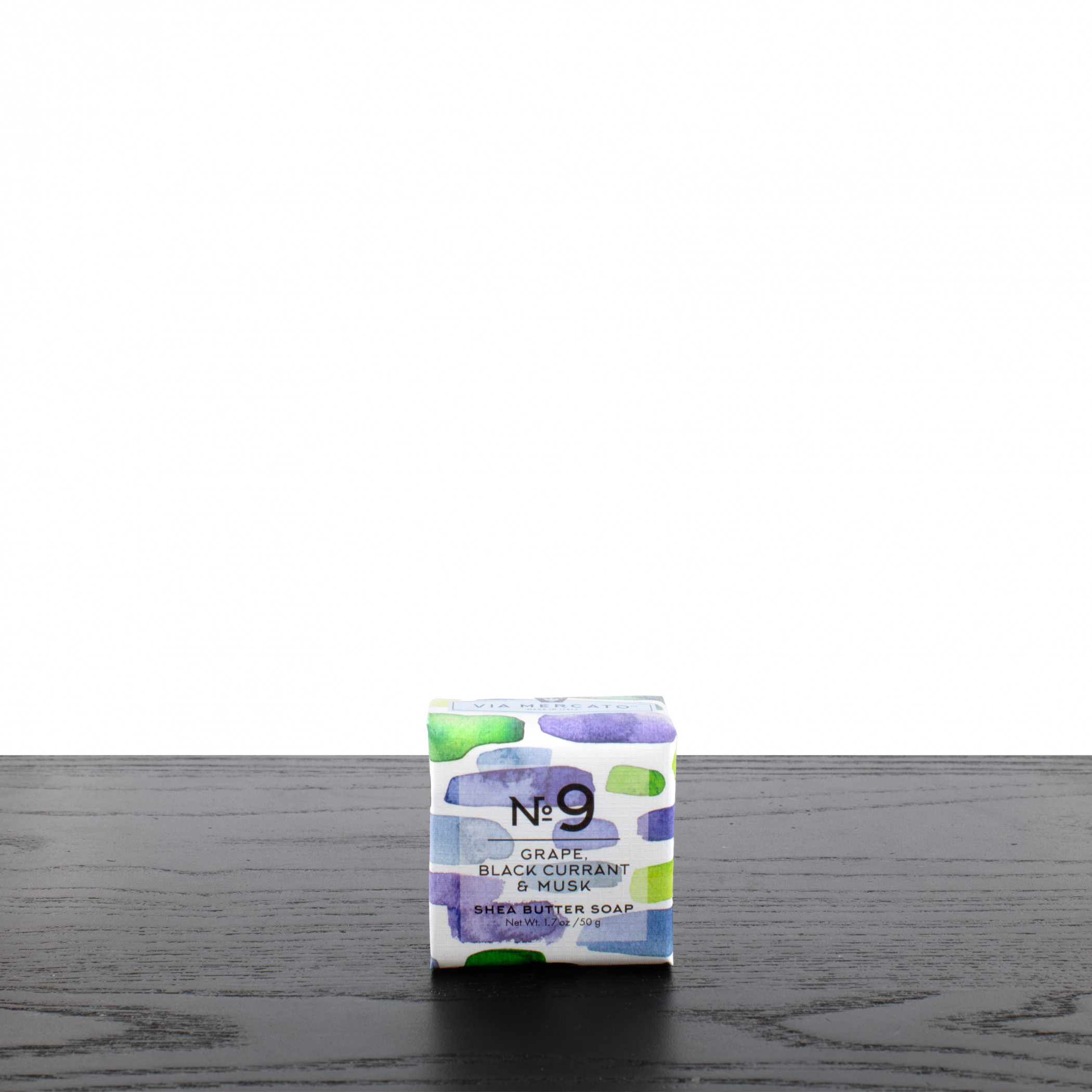Product image 0 for Via Mercato No. 9 Grape, Black Currant, Musk Shea Soap, 50 gm