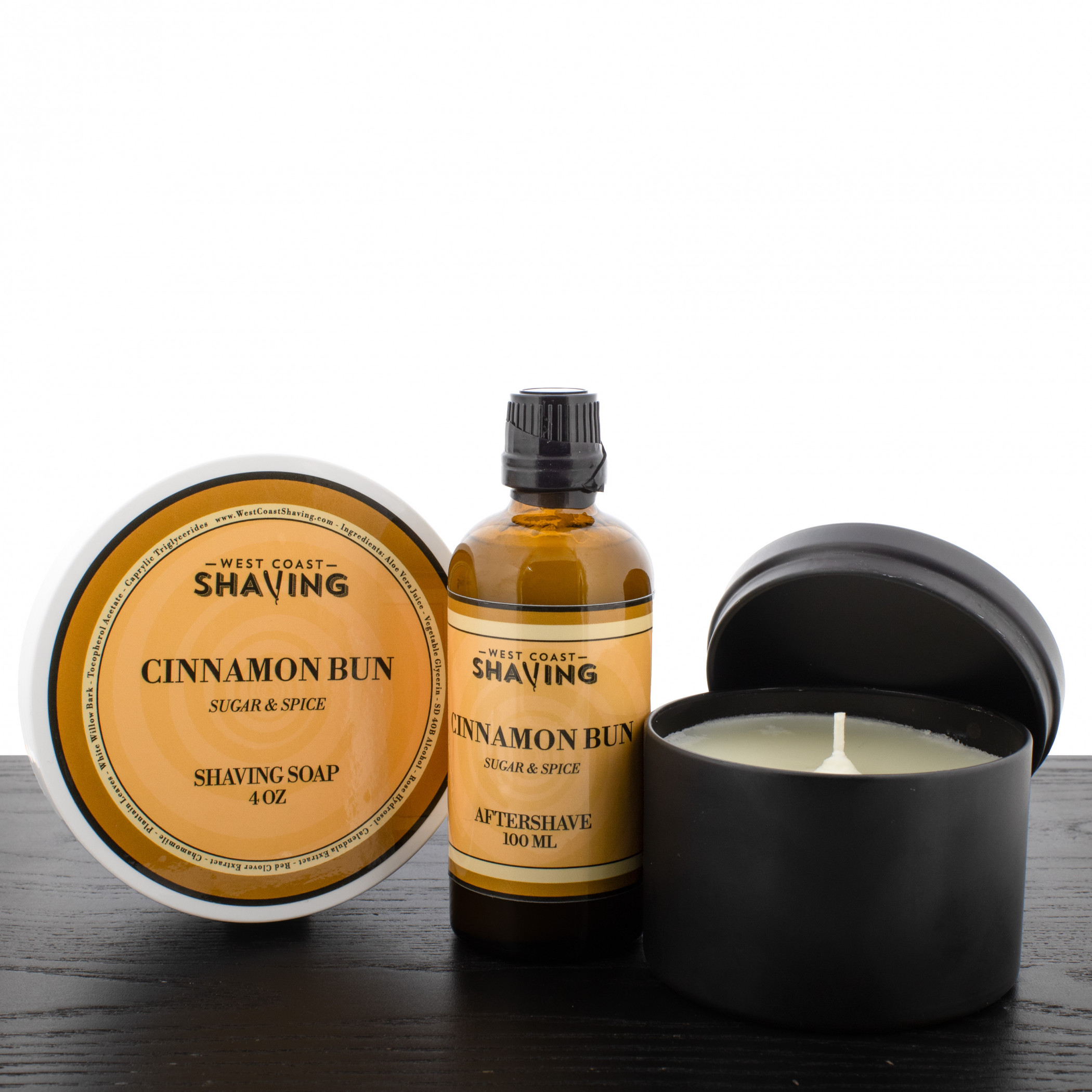 Product image 0 for West Coast Shaving Cinnamon Bun Scented Gift Bundle