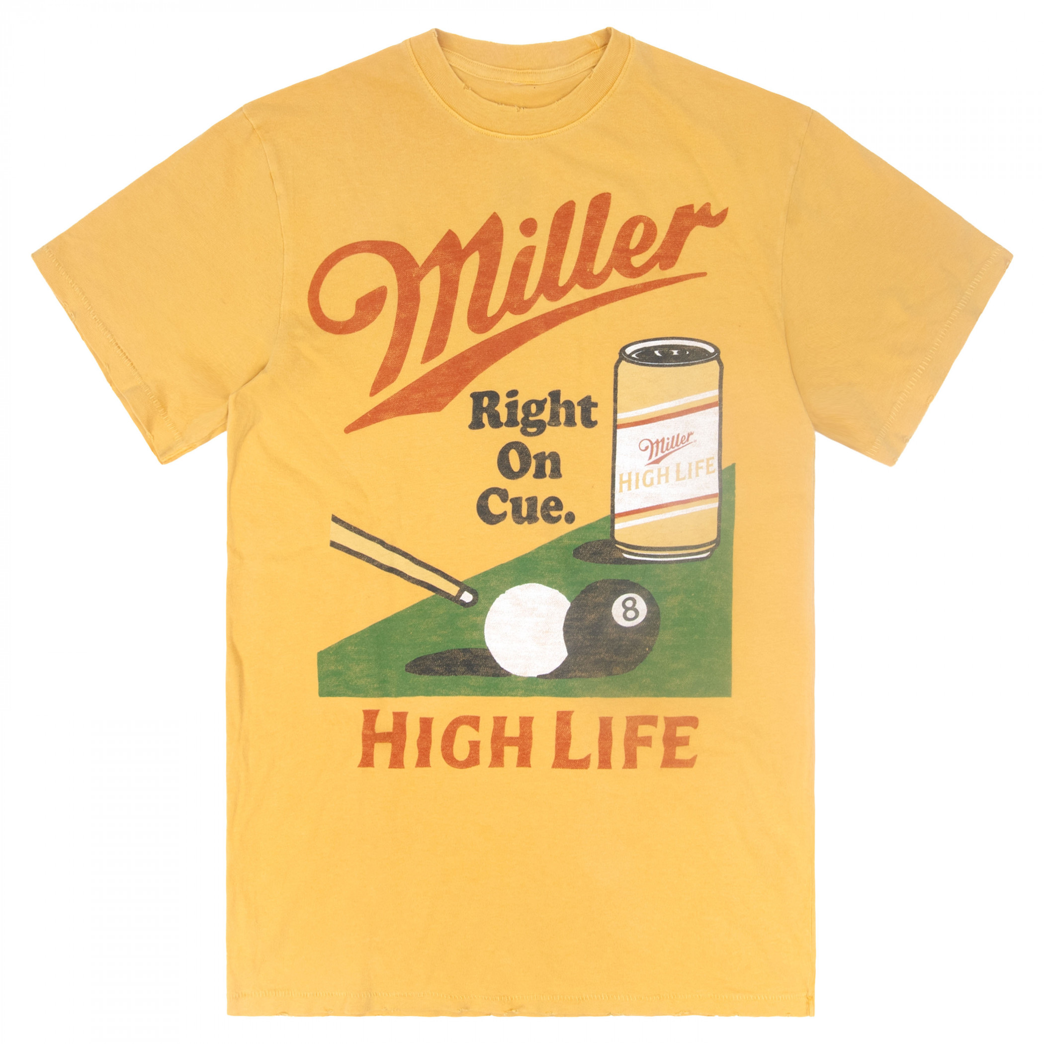 Miller High Life Right on Cue T-Shirt by Junk Food - WearYourBeer
