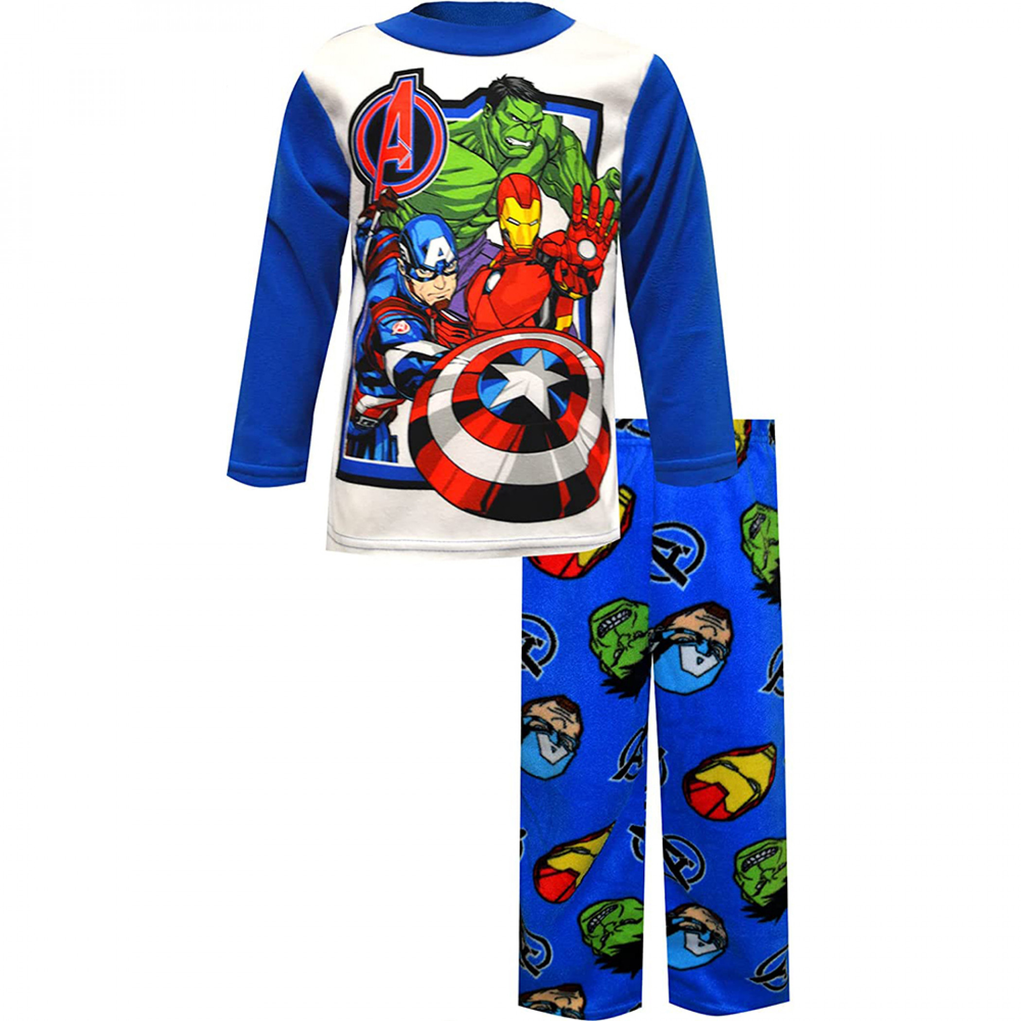 Product image 0 for Avengers Hero Team Pose and All Over Head Pajama Set