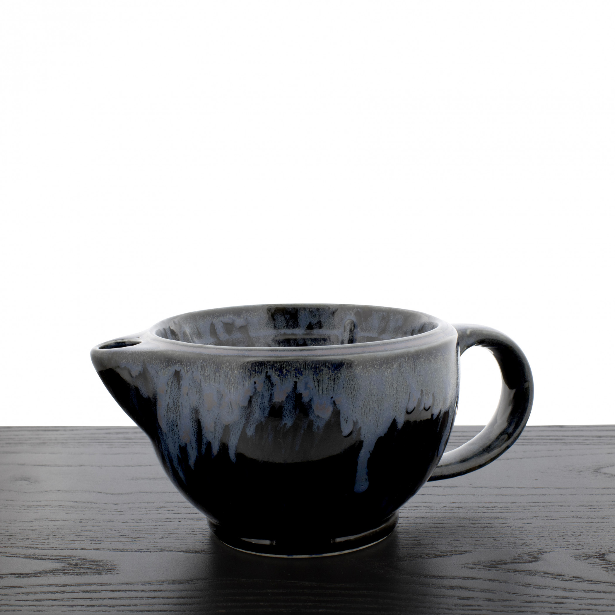 Product image 0 for Hand Thrown Shaving Scuttle, Two-Toned Blue