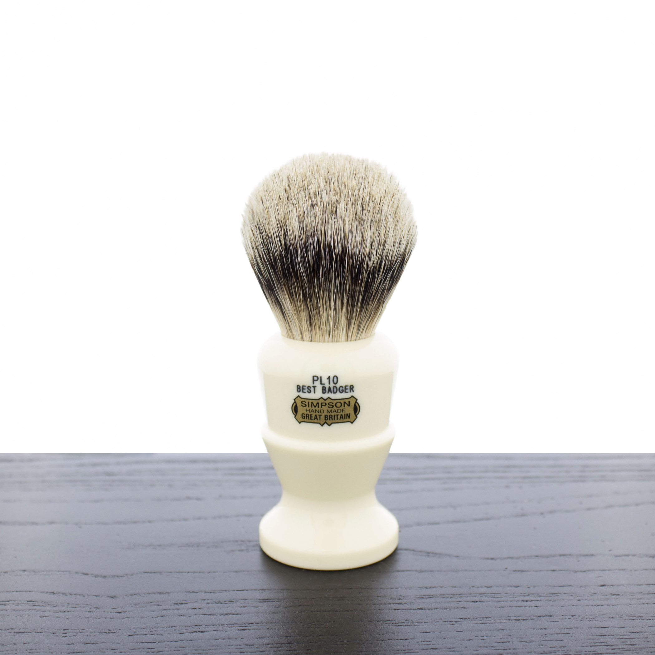 Simpson Polo 10 Best Badger Shaving Brush PL10B - West Coast Shaving