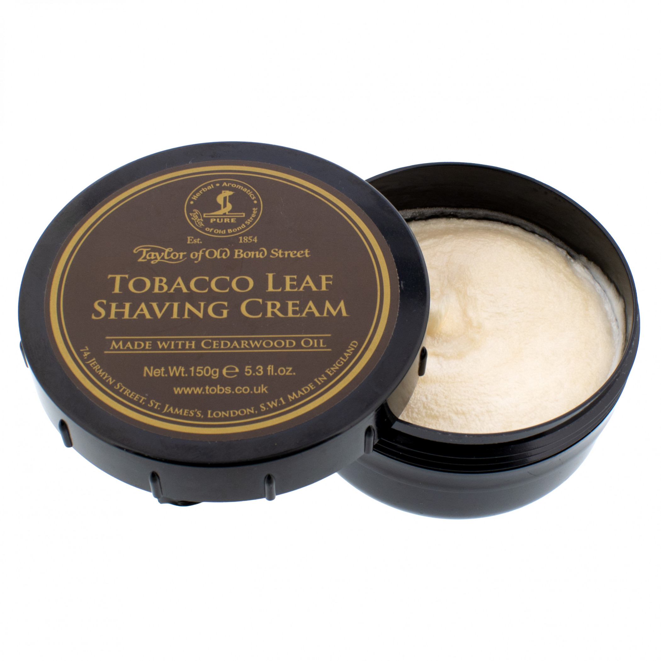Taylor of Old Bond Street Shaving Cream Bowl, Tobacco Leaf