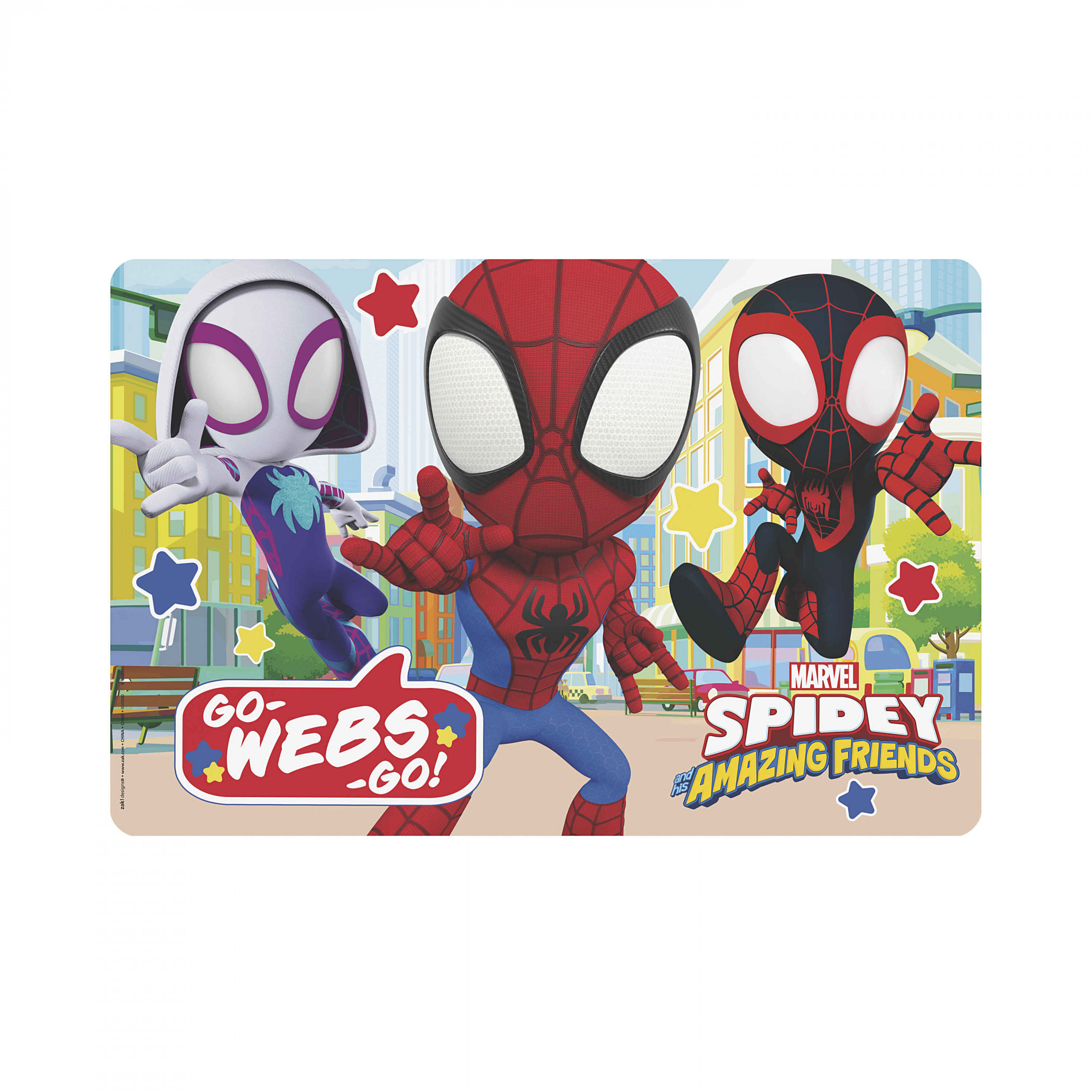 Tappetino Morbido Per Riposo Marvel Spidey - Supereroi Per Bambini - Pieghevole Con Maniglia