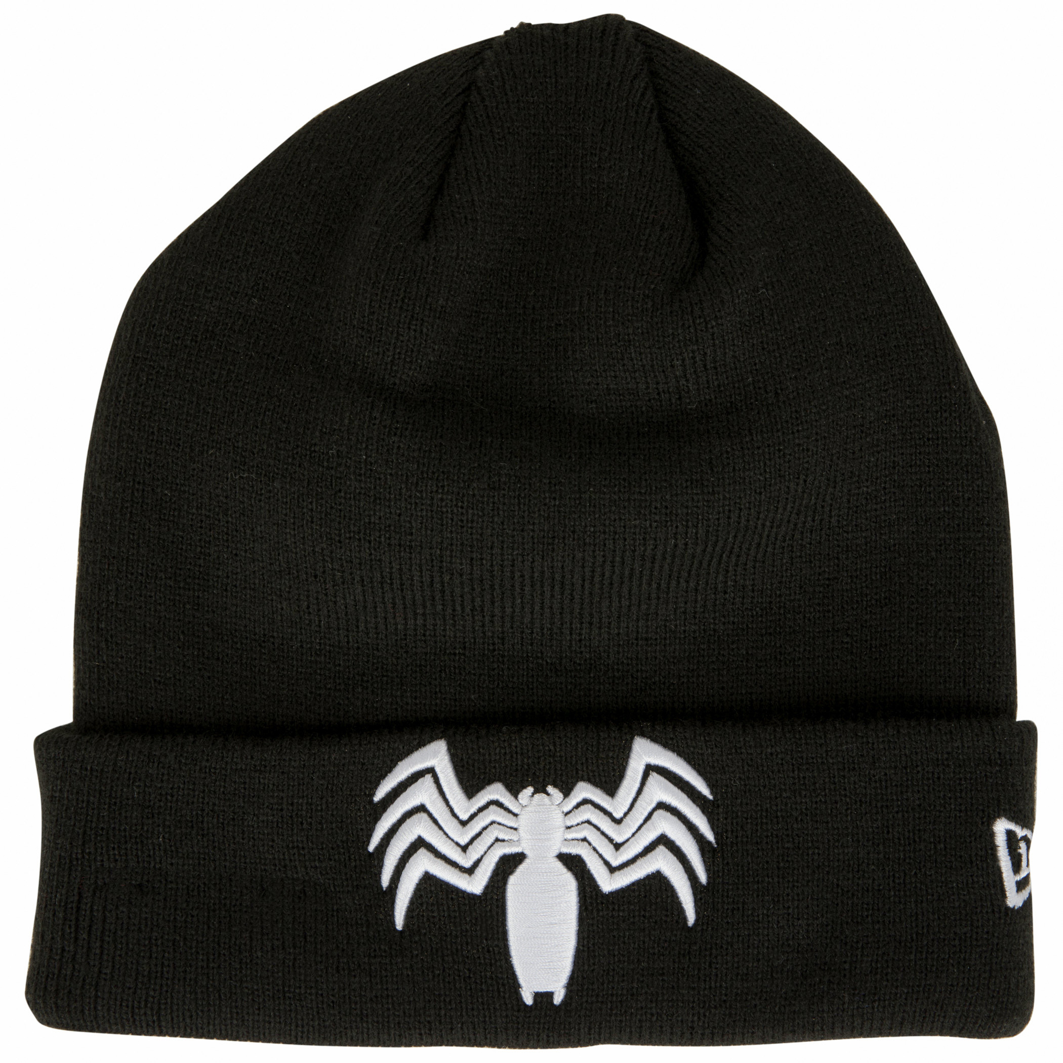 Venom Symbol Cuff Knit New Era Beanie - SuperHeroStuff