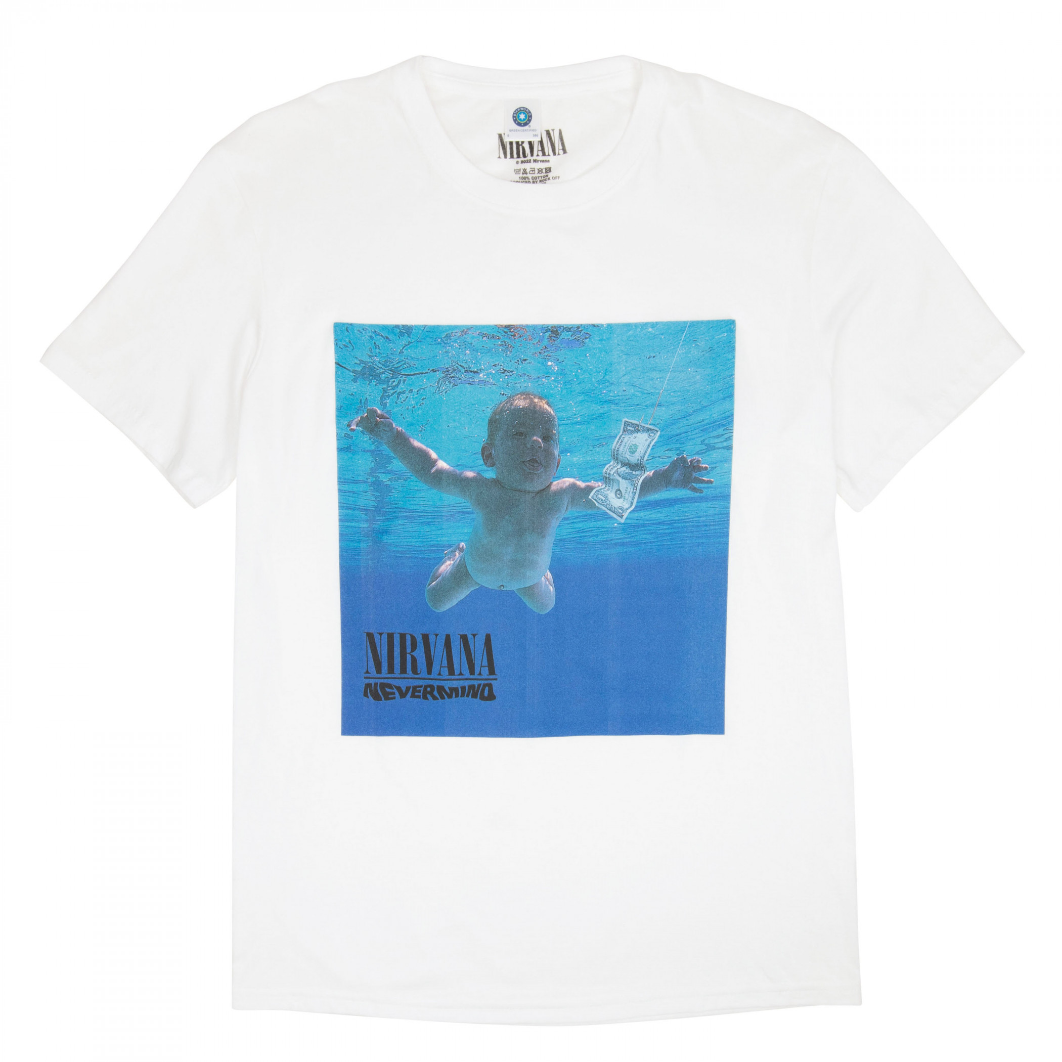 Nirvana Nevermind 1991 Album Cover T-Shirt - WearYourBeer