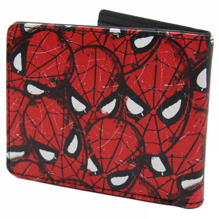 Spider-Man Mask Collage Bifold Wallet