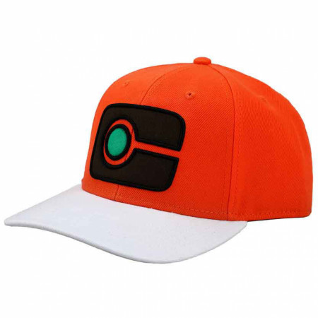 Pokemon Ash Ketchum Journeys Embroidered Pre-Curved Snapback Hat