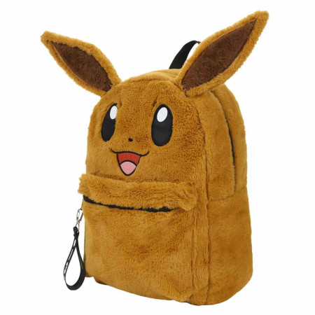 Pokemon Eevee 3D Faux Fur Laptop Backpack - SuperHeroStuff