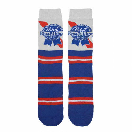 Pabst Blue Ribbon 2-Pairs of Crew Socks in Beer Can Set