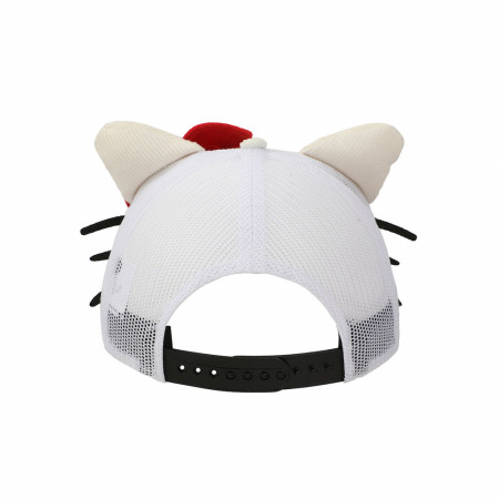 Hello Kitty Corduroy Big Face Snapback Hat - SuperHeroStuff