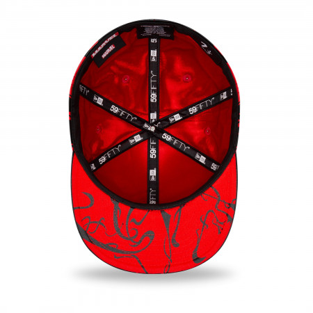 帽子 endlessmade CARNAGE BEANIE(BLACK/RED) QUSENLON Y2K Beanie Spider Web Hat Y2k knit Beanie Hat