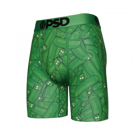 Rick And Morty Pickle Rick Boxer Brief – Men's Loot Crate Underwear – Yellow-712779