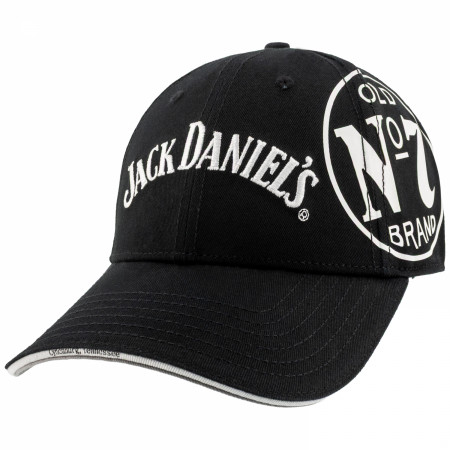 Jack Daniel's Old No. 7 Side Logo Adjustable Black Hat - WearYourBeer