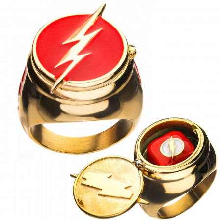 Flash Ring with Costume Flip Lid - SuperHeroStuff