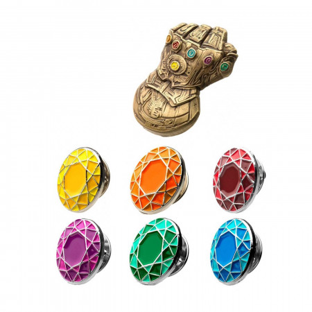 Avenger Infinity Gauntlet Enamel Pin Set - SuperHeroStuff
