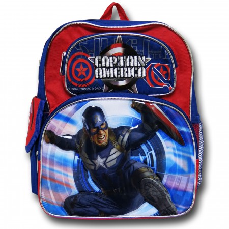 Captain America Jumping Kids Backpack SuperHeroStuff