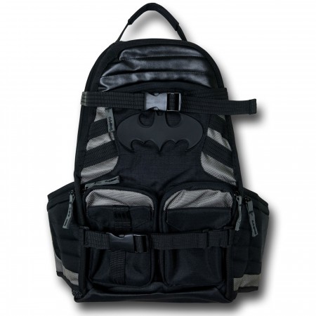 calvin klein leather look backpack All Day Flap Backpack
