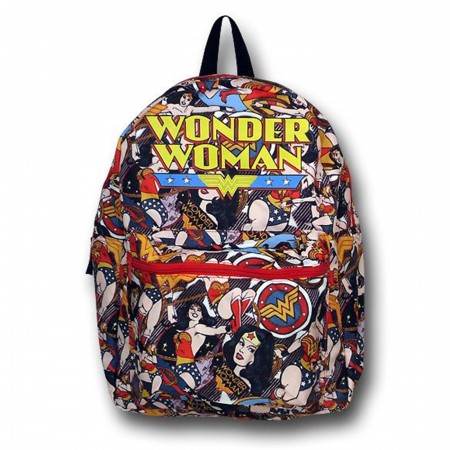 Flip Pak Reversible Wonder Woman Backpack Dc Comics Wonder Woman Mochila Flip Pak Reversible Maravilla  main image 4