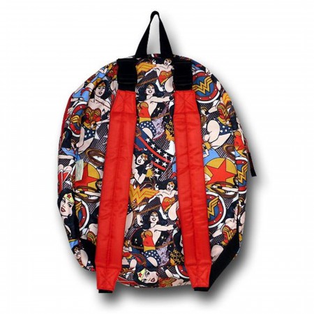 FLIP PAC WONDER WOMAN reversible backpack‎ superhero dc comics FLIP PAC WONDER WOMAN reversible‎ backpack superhero dc comics main image 4