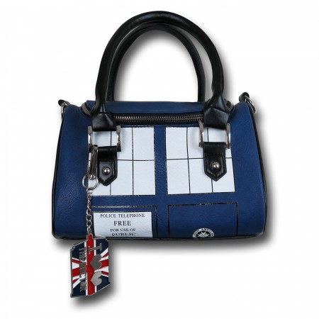 Doctor Who Tardis Mini Satchel Purse with Charm SuperHeroStuff