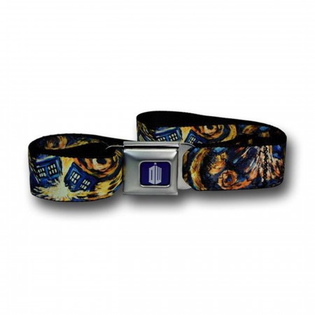 Doctor Who Starry Tardis Night Seatbelt Belt - SuperHeroStuff