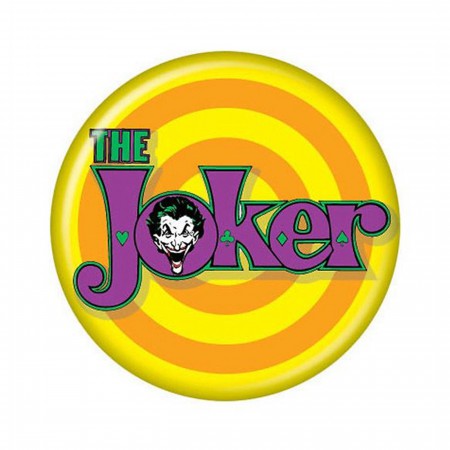 Joker Logo Button - SuperHeroStuff