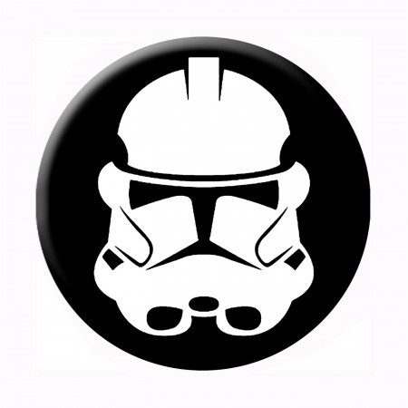 clone cadet helmet icon Clone Helmet Star Wars Button