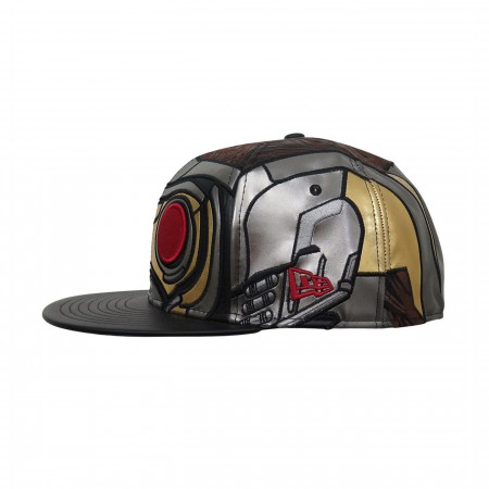キャップ Marvel GOTG Star Lord 59Fifty 7 1/2 GOTG Star Lord Armor 59Fifty Hat - SuperHeroStuff