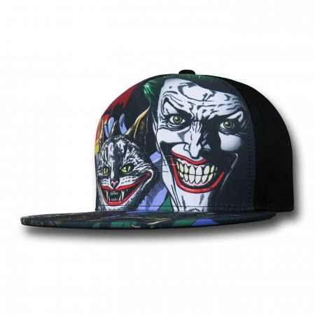Joker & Cat Adjustable Cap - SuperHeroStuff