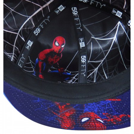 Spider-Man Homecoming All-Over Print 59Fifty Hat - SuperHeroStuff