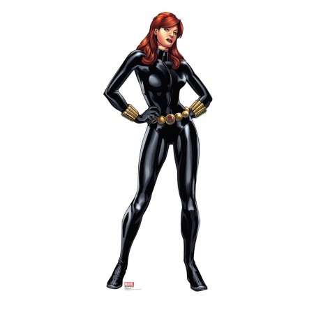 Black Widow Stance Comic Cardboard Standup - SuperHeroStuff