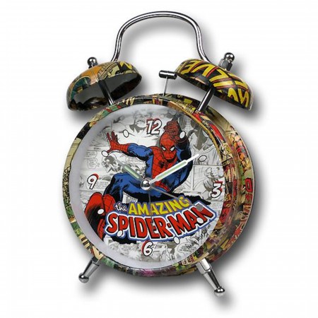 Spiderman Mosaic Alarm Clock - SuperHeroStuff