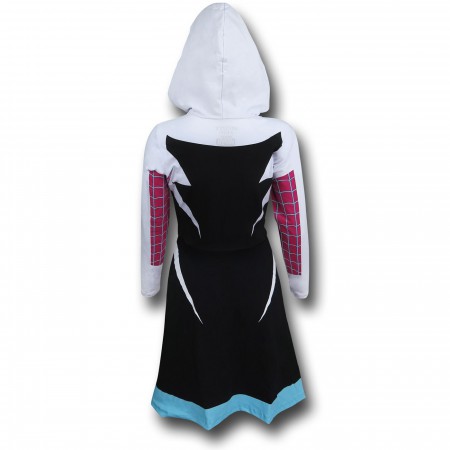 Spider-Gwen Women's Hooded Skater Dress - SuperHeroStuff