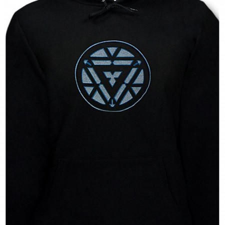 Marvel Studios Iron Man Tony Stark Arc Reactor - Sweat à Capuche Classique