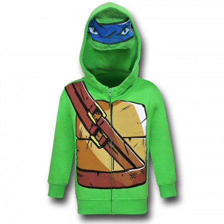 TMNT Leonardo Kids Hoodie with Mask - SuperHeroStuff