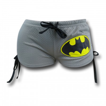 Batman Logo Women's Mesh Shorts - SuperHeroStuff
