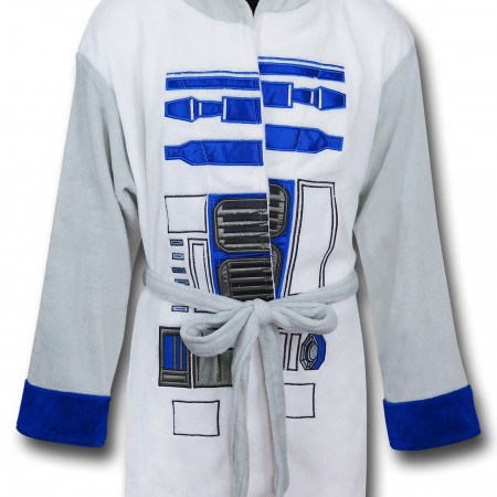 Product image 2 for Star Wars R2D2 Hooded Fleece Robe