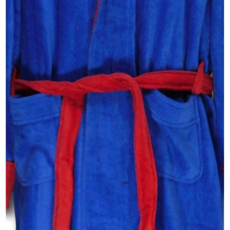 Product image 4 for Superman Terry Cloth Robe- OSFA