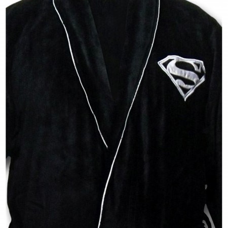 Product image 3 for Superman Black Symbol Robe