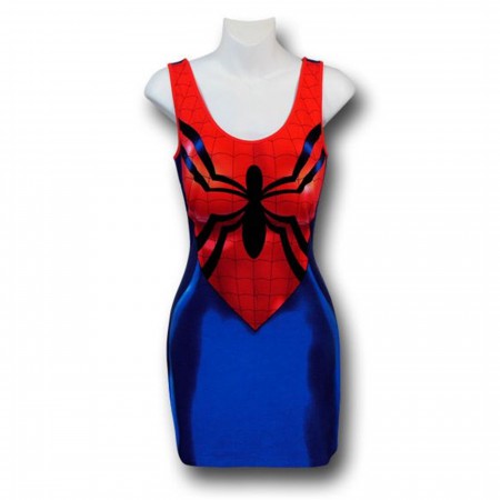 spider man dress Spider-Man Women Costume Cosplay Jumpsuit Halloween Fancy Bodysuit The tulle is trimmed with layers of ribbon and rhinestones Spider man dress-Spider girl costume-